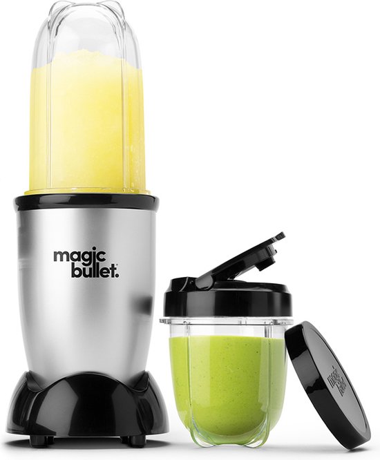 Magic Bullet Original - Blender - Incl. To Go Bekers & Digitaal Receptenboek - Zilver