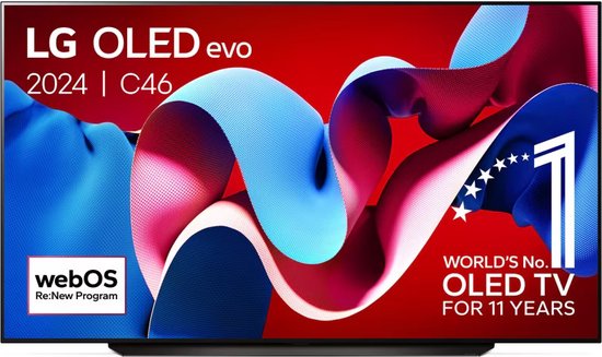 LG C4 OLED55C46LA - 55 inch - 4K OLED Evo - 2024