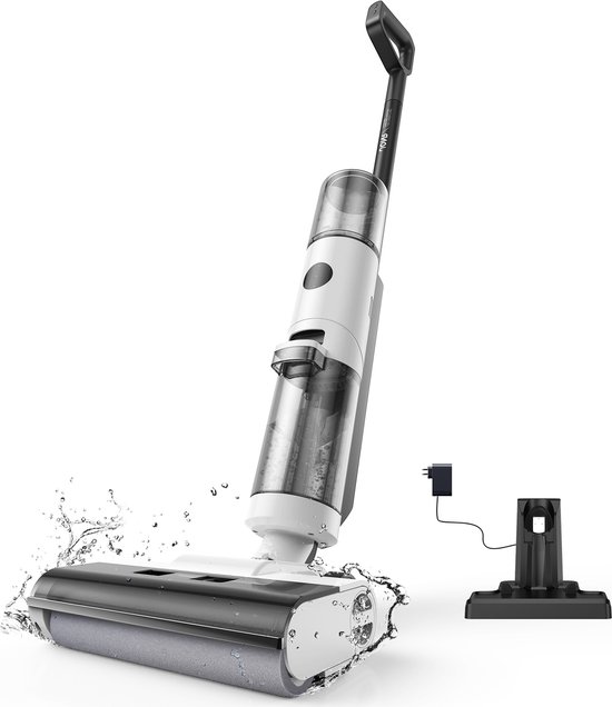 JONR ED12 Draadloze -Nat Droog Stofzuiger -Wasvloer Elektrische dweil Zelfreinigende randreiniging