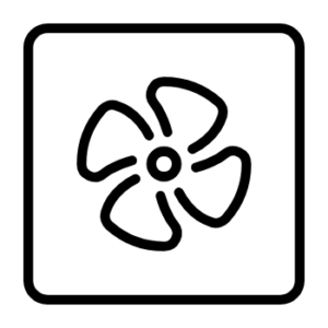 Hetelucht symbool oven