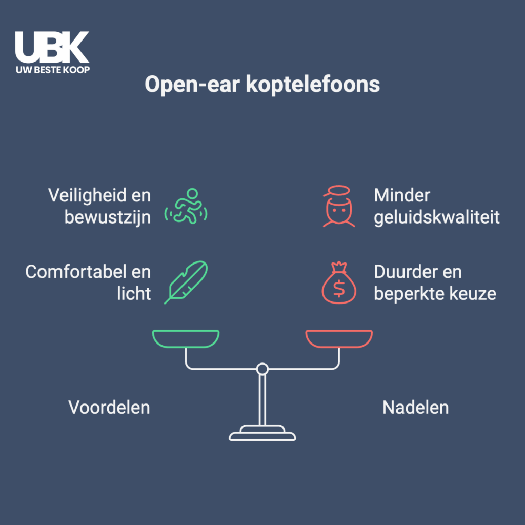 De voordelen en nadelen van open-ear